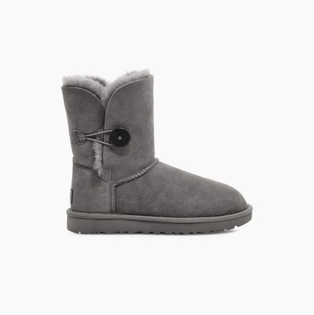 UGG Bailey Button II Grey Boots for Women (YECL02956)